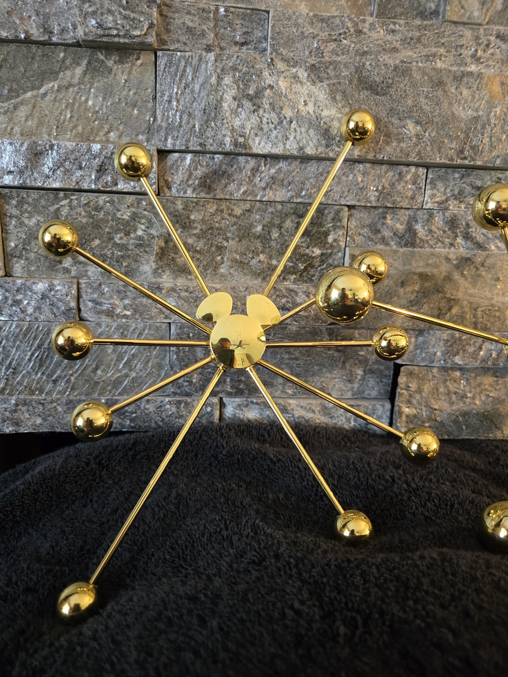 Rare!!! Disney Play in the Park Solid Metal Fireworks Hanging Wall Decor.